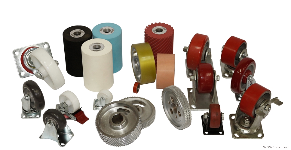 TRANSPORTATION EQUIPMENT CASTORS,STEEL ROLLER,RUBBER PU ROLLER,SPONGE ROLLER,RUBBER ROLLER